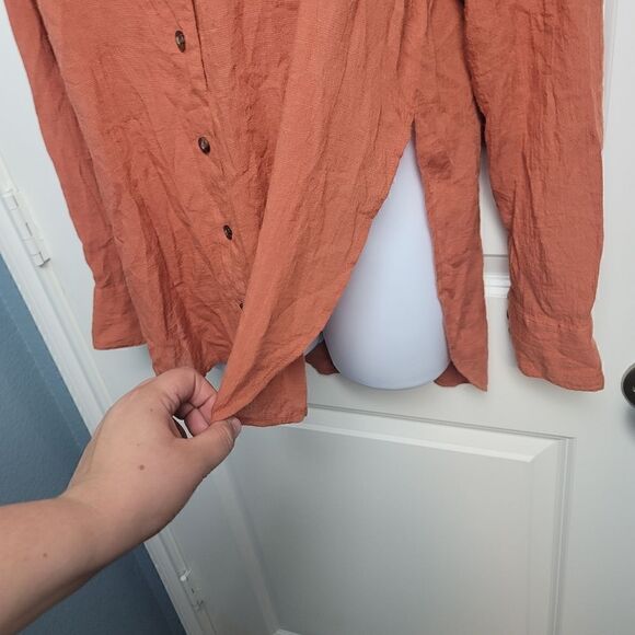 FREE PEOPLE Button Down Top - Picture 8 of 11